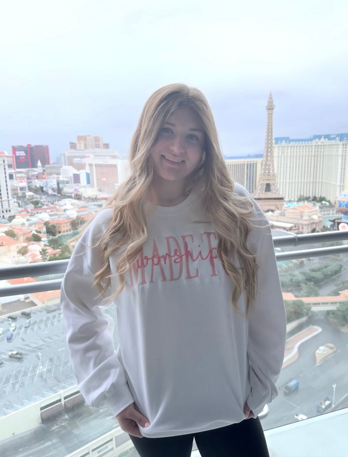 Made To Worship Embroidered Sweatshirt